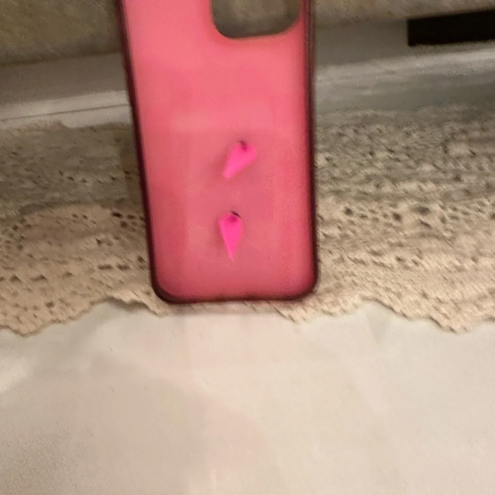 Loopy Case Pink and White Checkered Phone Case 14 pro max